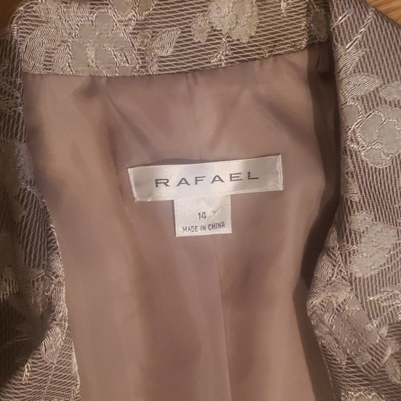 New Gold tone Rafael blazer size 14 - Picture 4 of 7